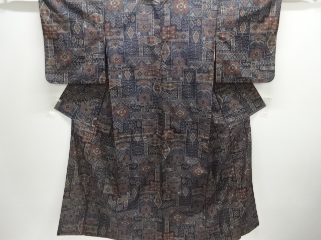 Japanese Kimono / Tsumugi Silk